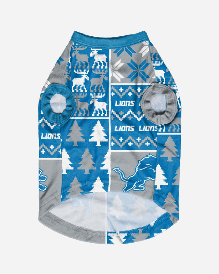 Detroit Lions Busy Block Dog Sweater FOCO - FOCO.com