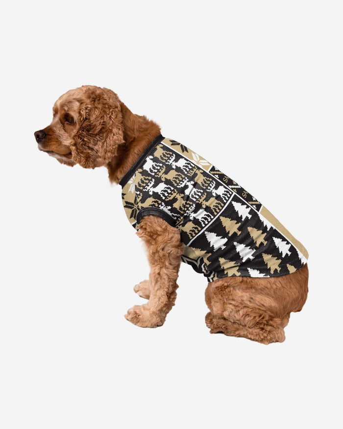 New Orleans Saints Busy Block Dog Sweater FOCO XS - FOCO.com