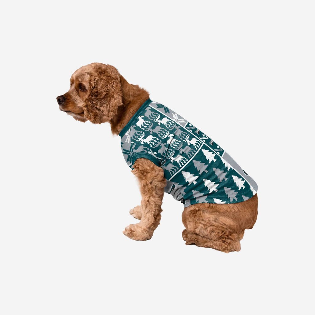 Philadelphia Eagles Busy Block Dog Sweater FOCO XS - FOCO.com