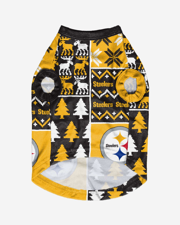 Pittsburgh Steelers Busy Block Dog Sweater FOCO - FOCO.com