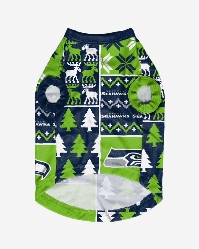 Seattle Seahawks Busy Block Dog Sweater FOCO - FOCO.com