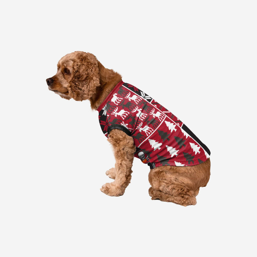 Tampa Bay Buccaneers Busy Block Dog Sweater FOCO XS - FOCO.com