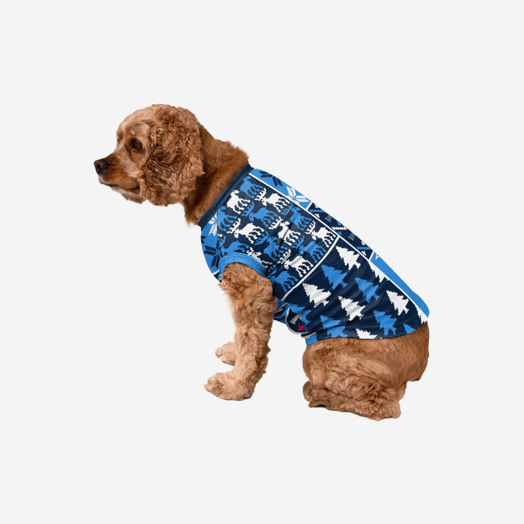 Tennessee Titans Busy Block Dog Sweater FOCO XS - FOCO.com