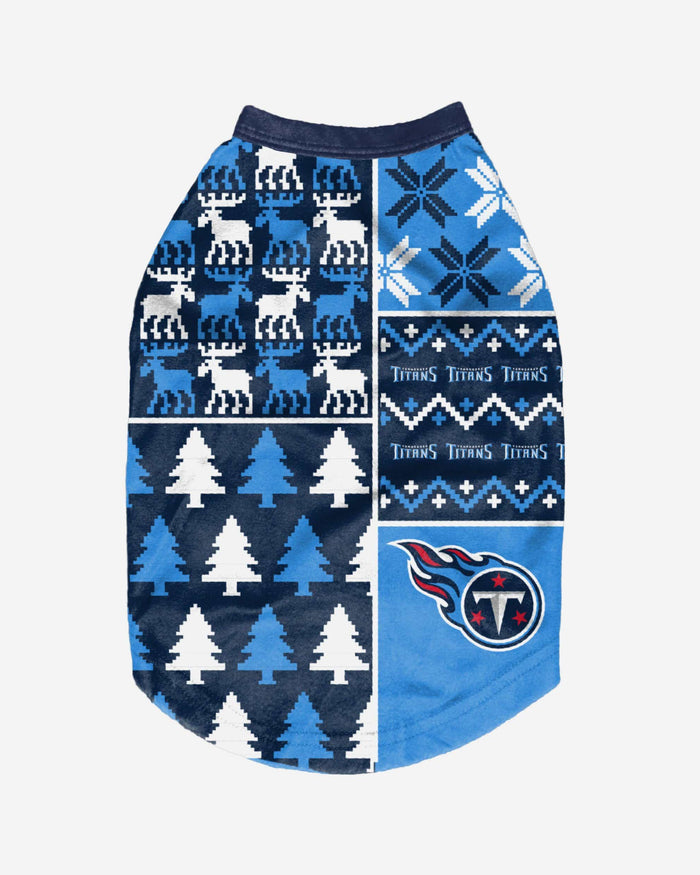 Tennessee Titans Busy Block Dog Sweater FOCO - FOCO.com
