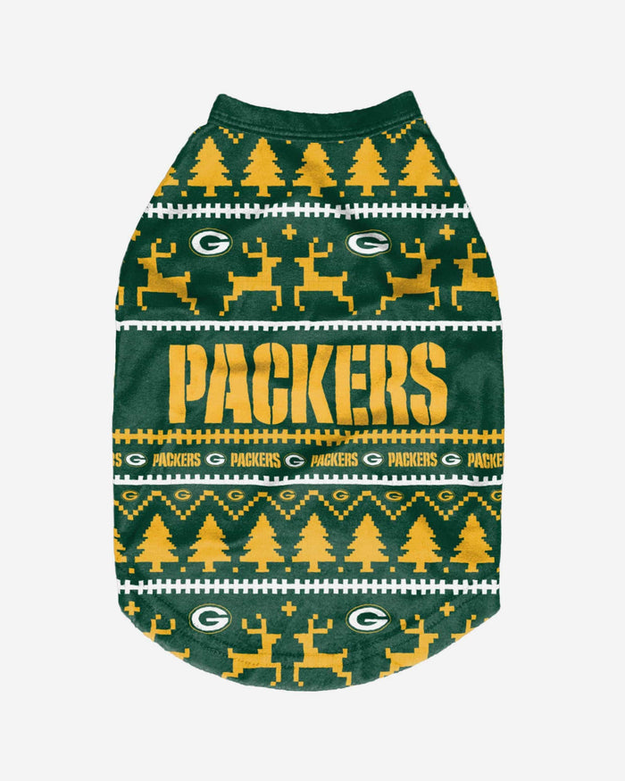 Green Bay Packers Dog Family Holiday Sweater FOCO - FOCO.com