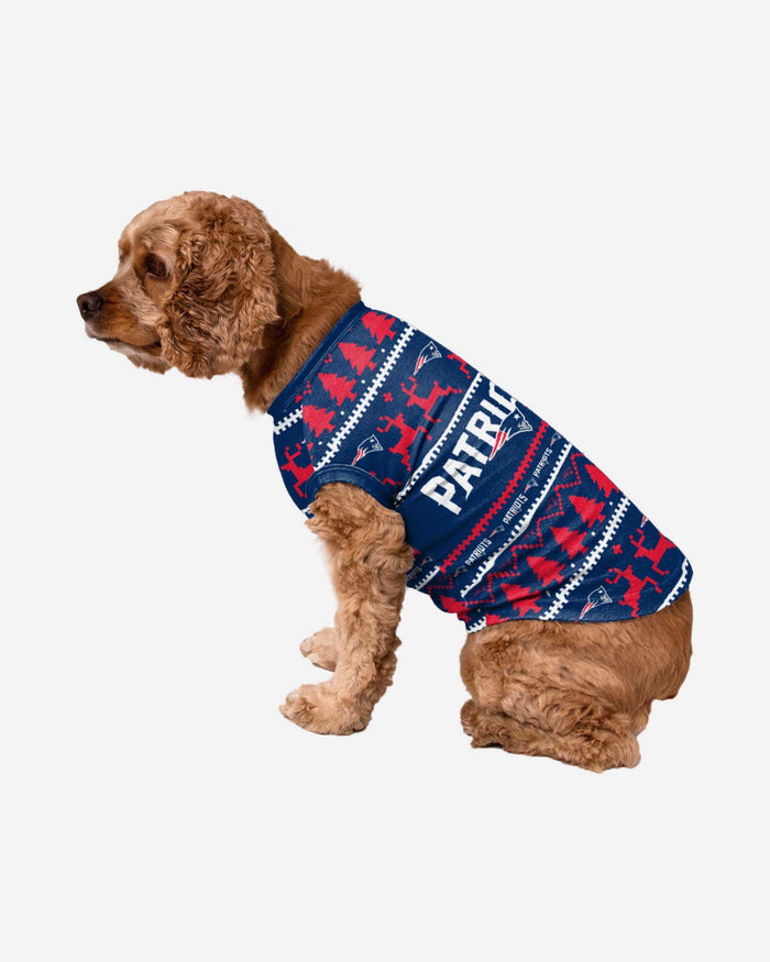 New England Patriots Dog Family Holiday Sweater FOCO S - FOCO.com