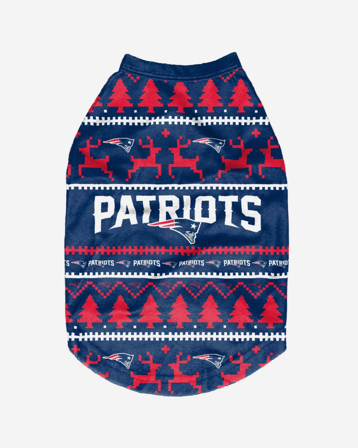 New England Patriots Dog Family Holiday Sweater FOCO - FOCO.com