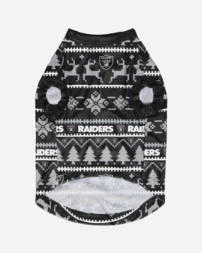 Las Vegas Raiders Dog Family Holiday Sweater FOCO - FOCO.com