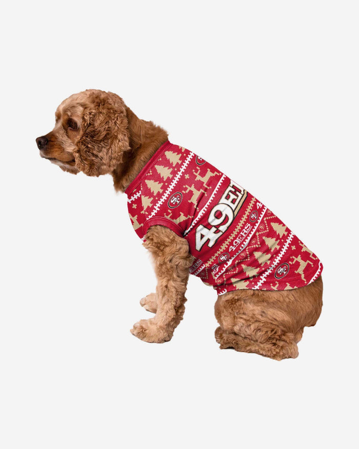 San Francisco 49ers Dog Family Holiday Sweater FOCO S - FOCO.com
