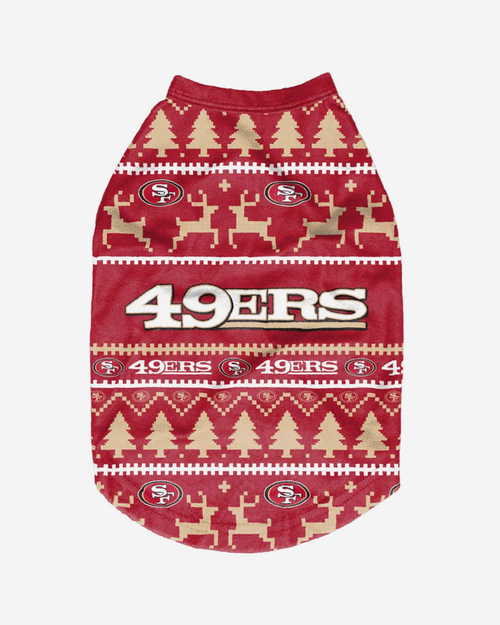 San Francisco 49ers Dog Family Holiday Sweater FOCO - FOCO.com