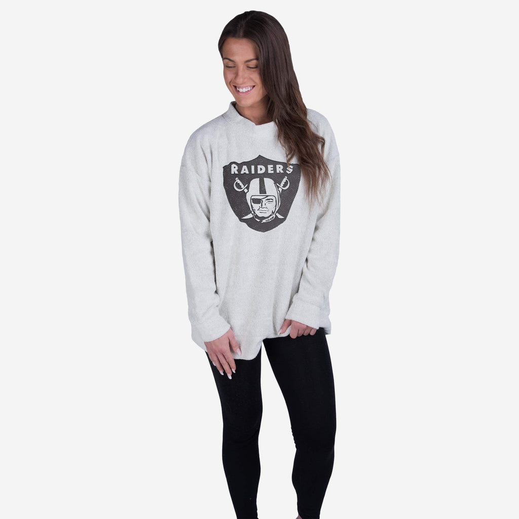 Las Vegas Raiders Womens Oversized Comfy Sweater FOCO - FOCO.com