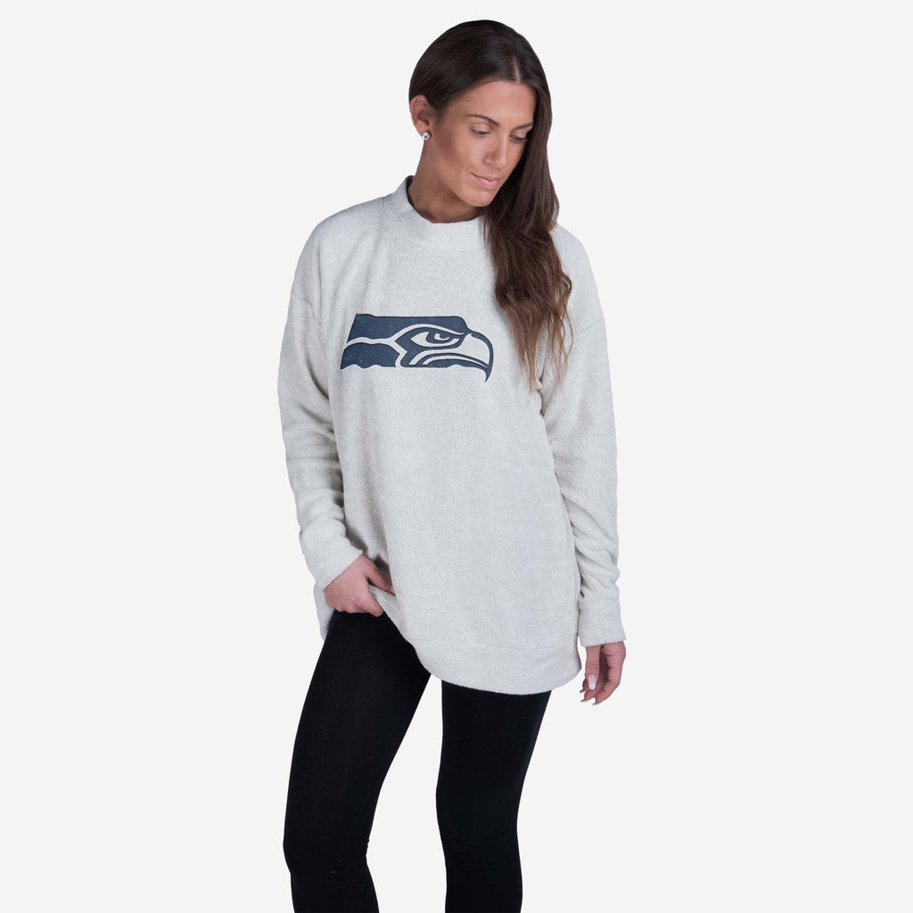 Seattle Seahawks Womens Oversized Comfy Sweater FOCO - FOCO.com