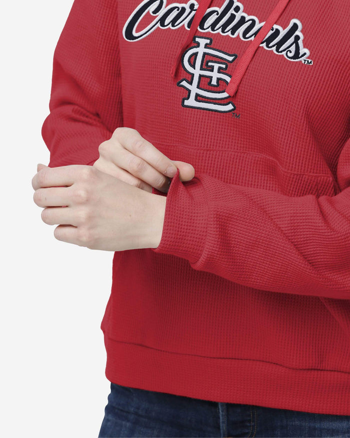 St Louis Cardinals Womens Waffle Lounge Sweater FOCO - FOCO.com