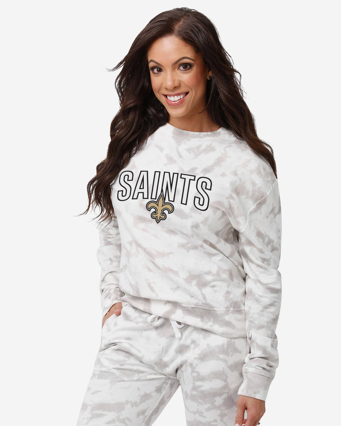 New Orleans Saints Womens Cloud Coverage Sweater FOCO S - FOCO.com