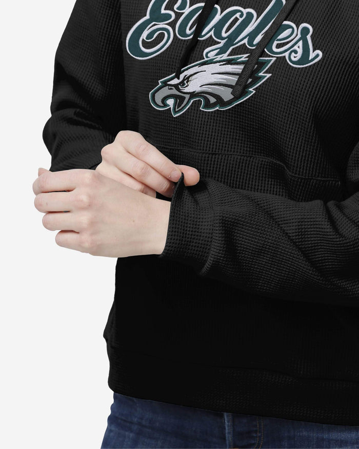 Philadelphia Eagles Womens Waffle Lounge Sweater FOCO - FOCO.com
