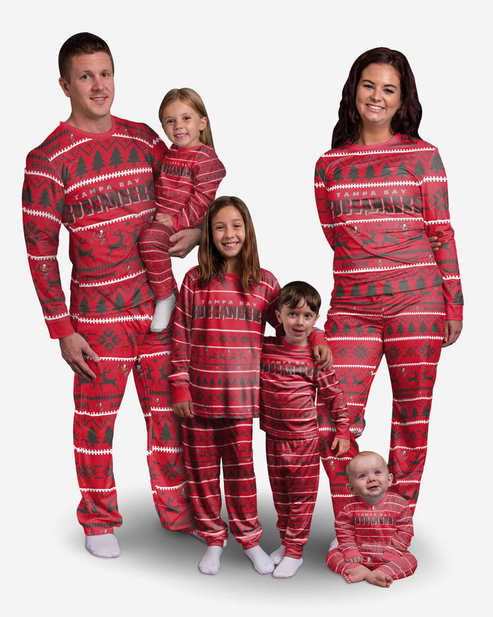 Tampa Bay Buccaneers Infant Family Holiday Pajamas FOCO - FOCO.com