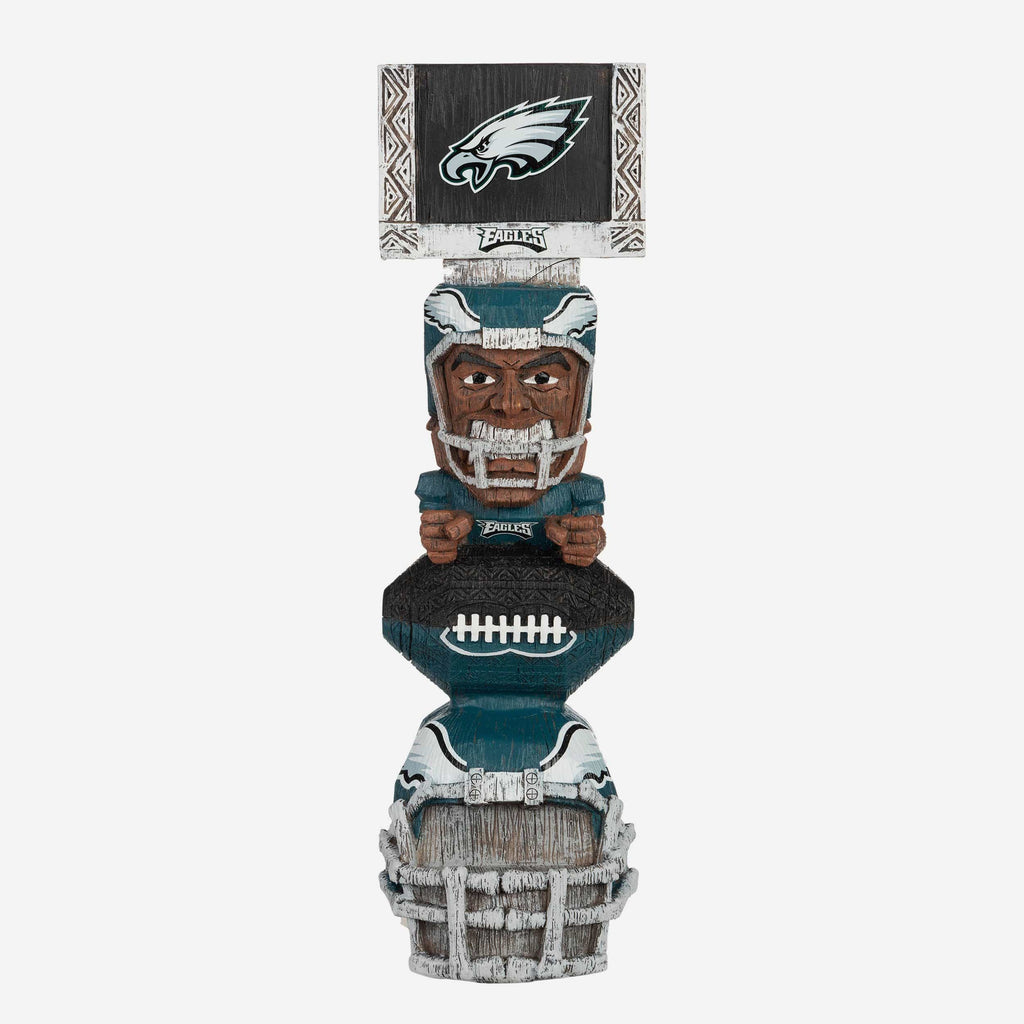 Philadelphia Eagles Tiki Totem Figurine FOCO - FOCO.com