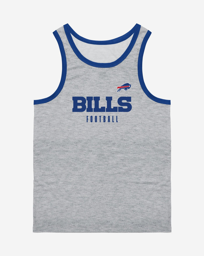 Buffalo Bills Gray Wordmark Sleeveless Top FOCO - FOCO.com