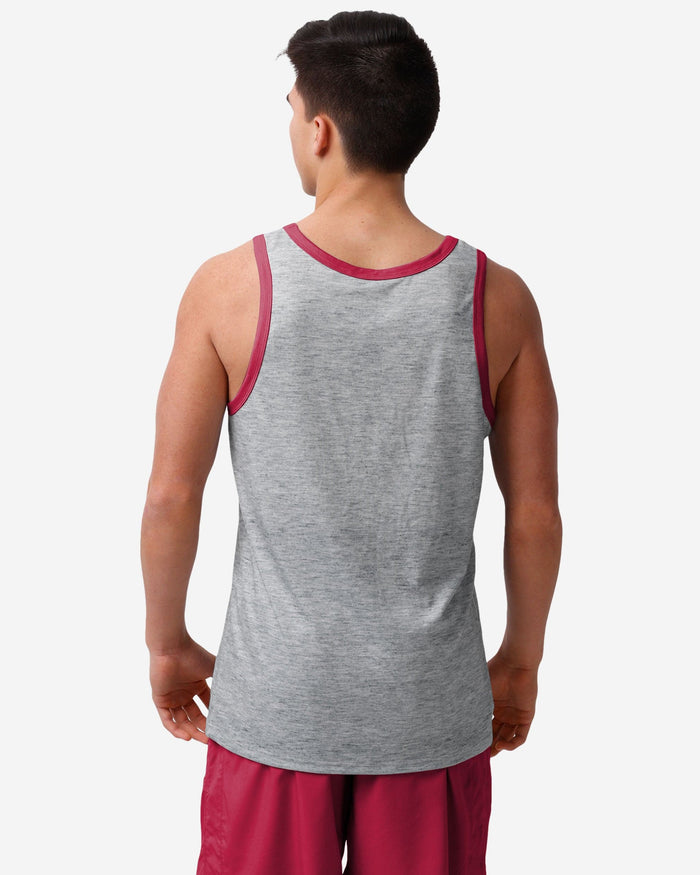 San Francisco 49ers Gray Wordmark Sleeveless Top FOCO - FOCO.com