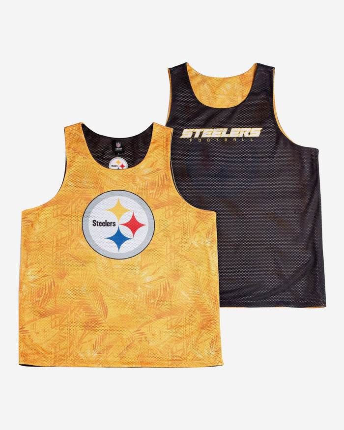 Pittsburgh Steelers Reversible Floral Change-Up Sleeveless Top FOCO - FOCO.com