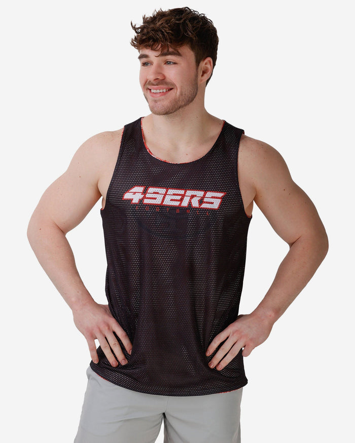 San Francisco 49ers Reversible Floral Change-Up Sleeveless Top FOCO - FOCO.com