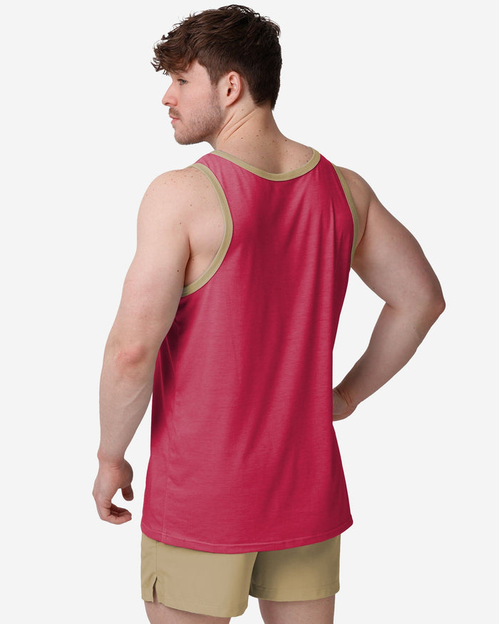 San Francisco 49ers Solid Wordmark Sleeveless Top FOCO - FOCO.com