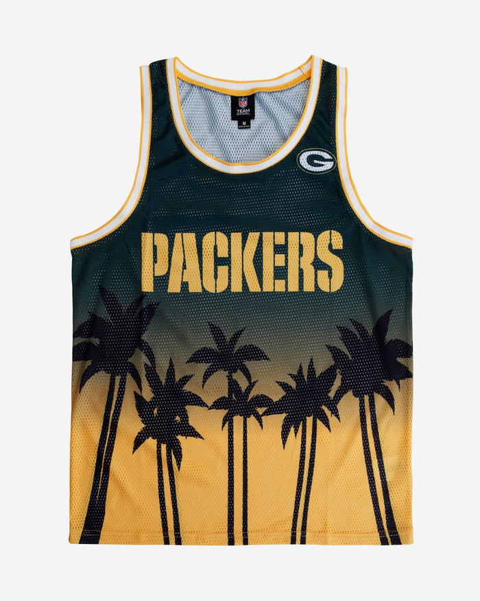 Green Bay Packers Sunset Sleeveless Top FOCO - FOCO.com