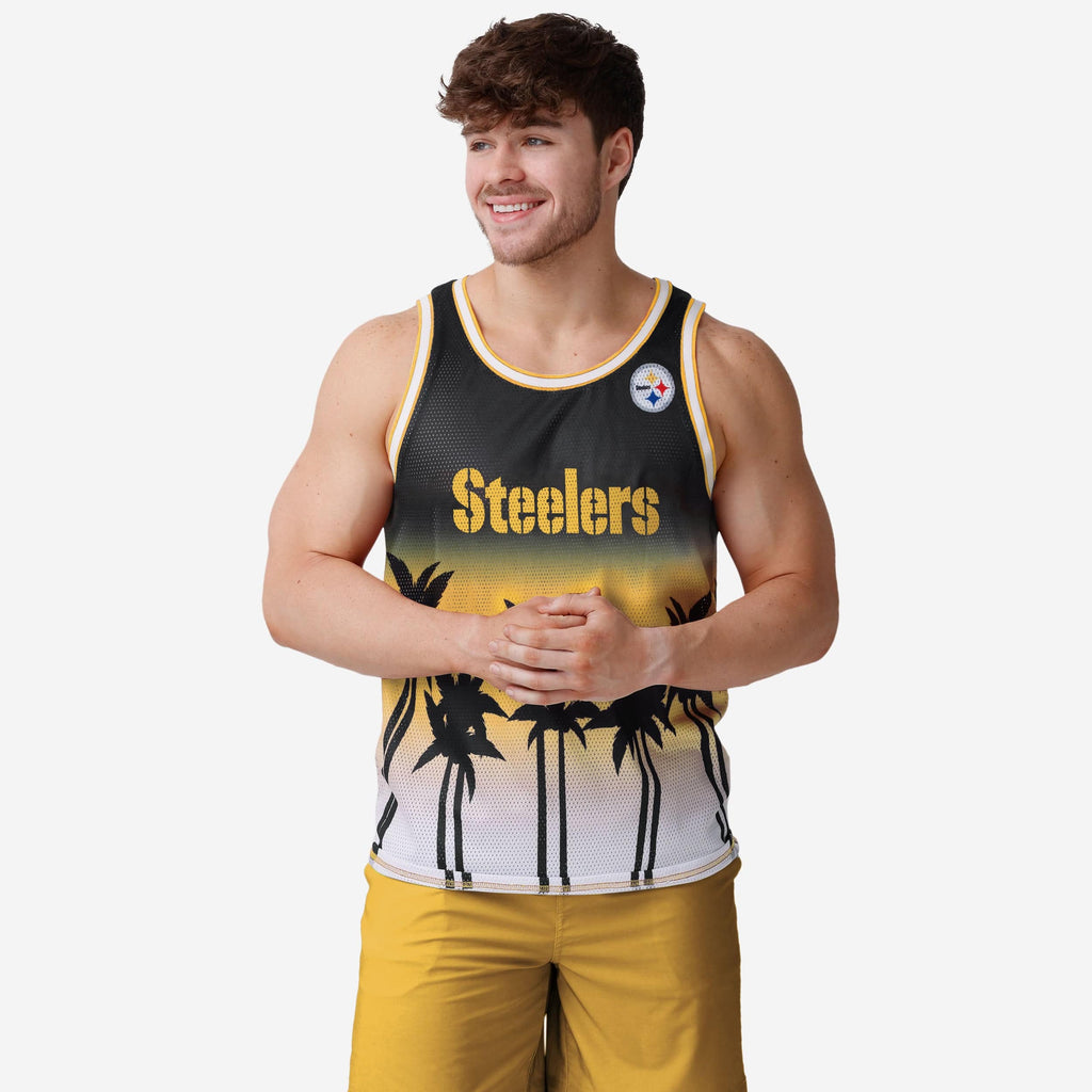 Pittsburgh Steelers Sunset Sleeveless Top FOCO S - FOCO.com