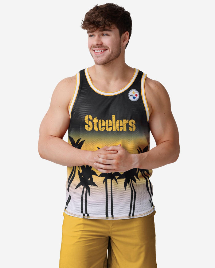 Pittsburgh Steelers Sunset Sleeveless Top FOCO S - FOCO.com