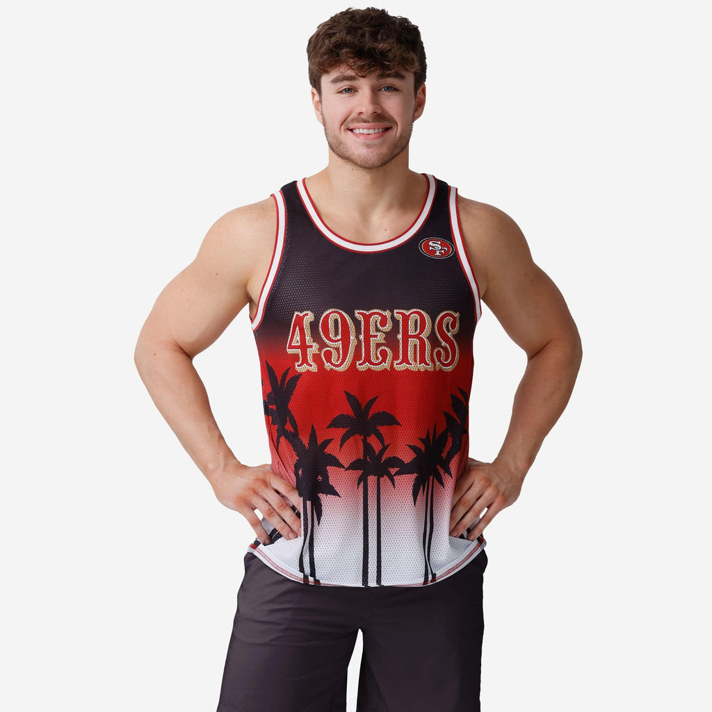 San Francisco 49ers Sunset Sleeveless Top FOCO S - FOCO.com