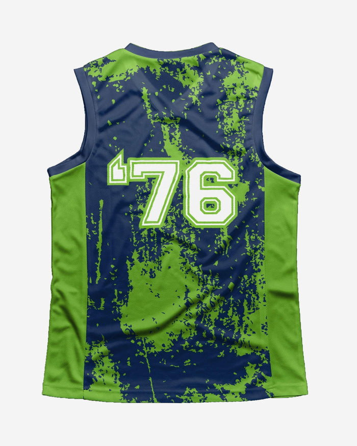 Seattle Seahawks Mesh V-Neck Jersey Tank Top FOCO - FOCO.com