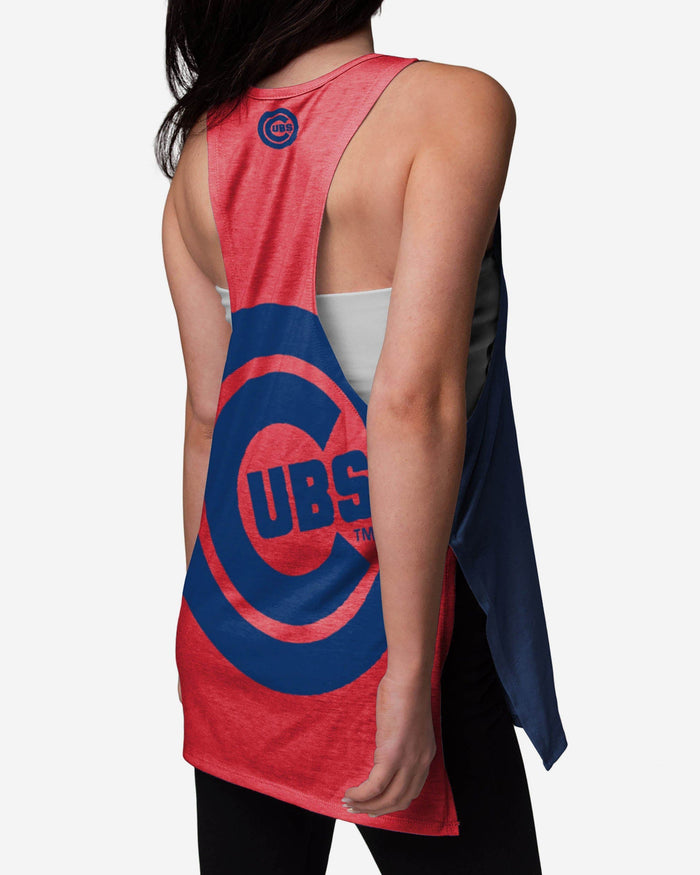 Chicago Cubs Womens Side-Tie Sleeveless Top FOCO - FOCO.com
