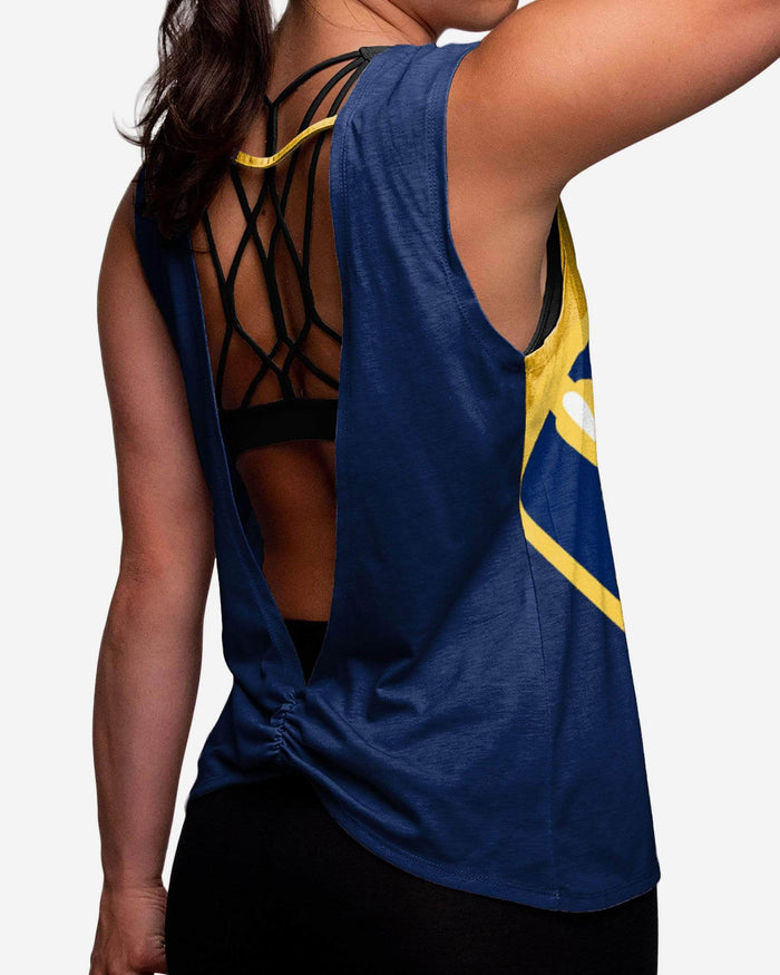 Milwaukee Brewers Womens Strapped V-Back Sleeveless Top FOCO - FOCO.com