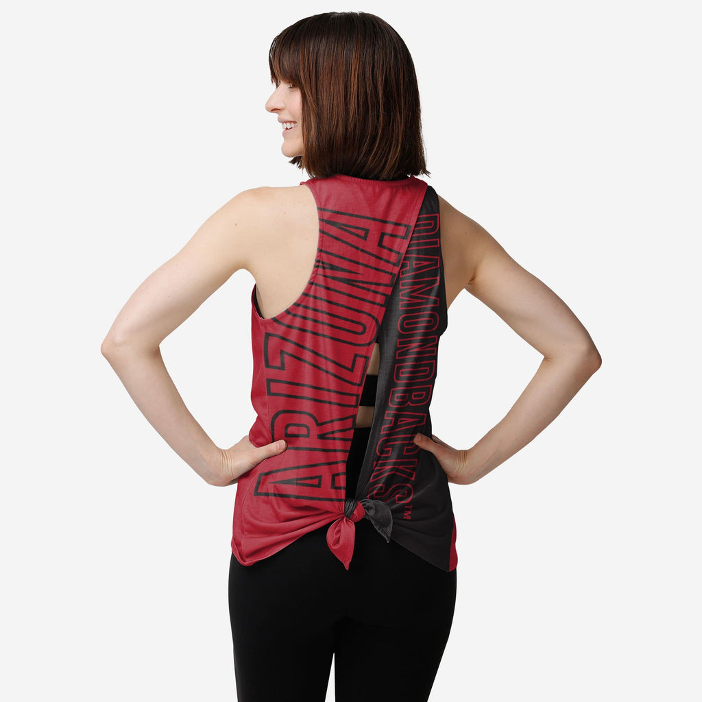 Arizona Diamondbacks Womens Tie-Breaker Sleeveless Top FOCO S - FOCO.com