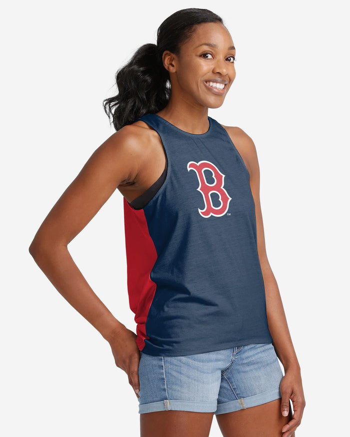 Boston Red Sox Womens Tie-Breaker Sleeveless Top FOCO - FOCO.com