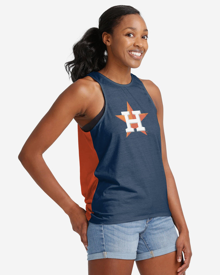 Houston Astros Womens Tie-Breaker Sleeveless Top FOCO - FOCO.com