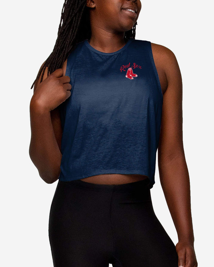 Boston Red Sox Womens Croppin' It Sleeveless Top FOCO S - FOCO.com