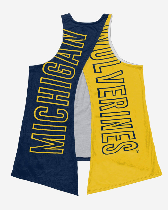 Michigan Wolverines Womens Tie-Breaker Sleeveless Top FOCO - FOCO.com