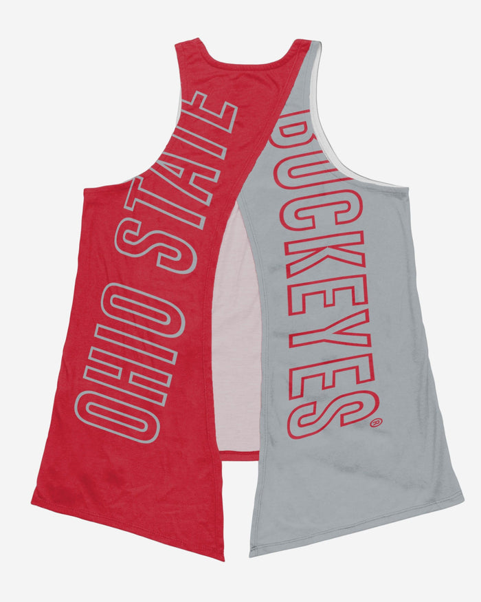 Ohio State Buckeyes Womens Tie-Breaker Sleeveless Top FOCO - FOCO.com