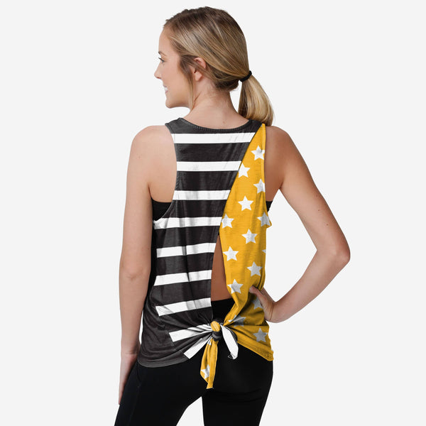 FOCO Pittsburgh Steelers NFL Womens Tie-Breaker Sleeveless Top