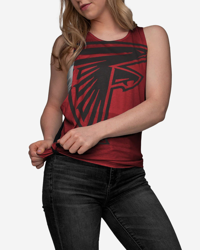 Atlanta Falcons Womens Side-Tie Sleeveless Top FOCO S - FOCO.com