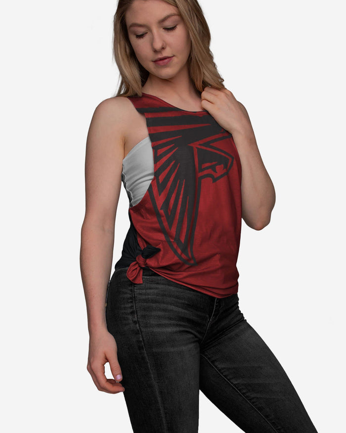 Atlanta Falcons Womens Side-Tie Sleeveless Top FOCO - FOCO.com