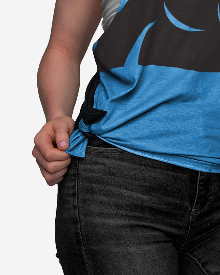 Carolina Panthers Womens Side-Tie Sleeveless Top FOCO - FOCO.com