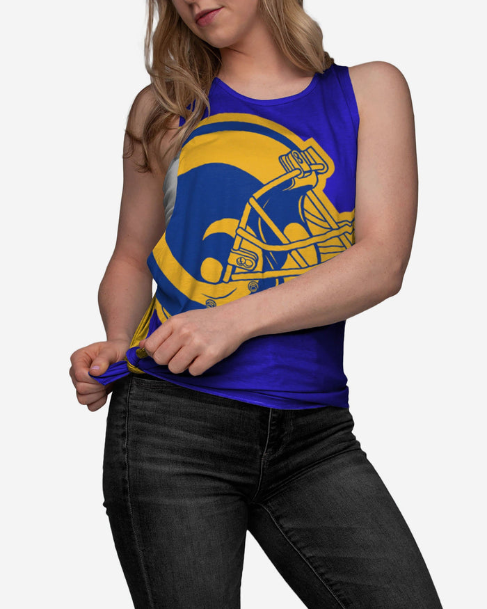 Los Angeles Rams Womens Side-Tie Sleeveless Top FOCO - FOCO.com