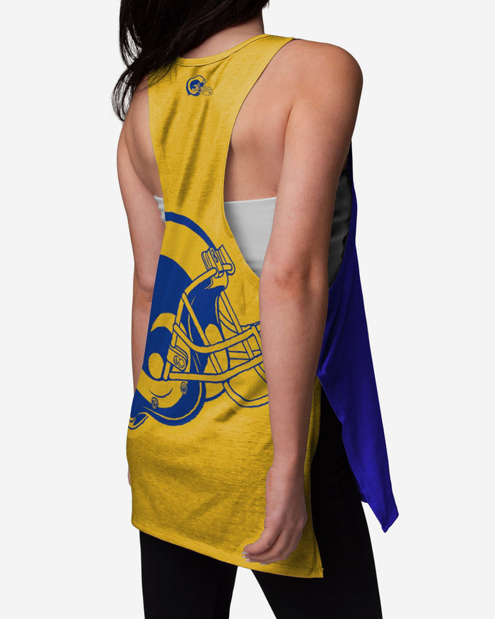 Los Angeles Rams Womens Side-Tie Sleeveless Top FOCO - FOCO.com