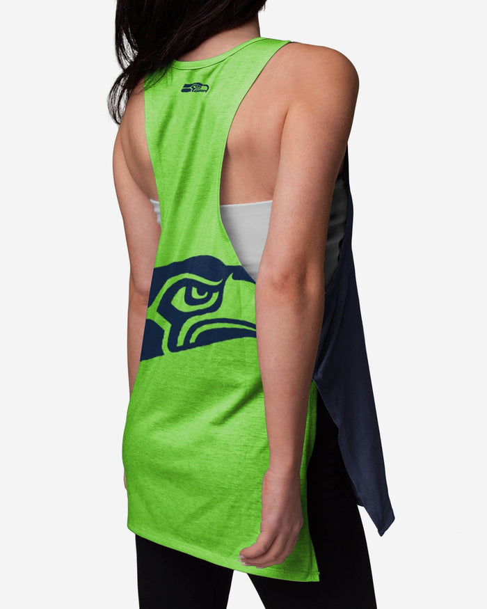 Seattle Seahawks Womens Side-Tie Sleeveless Top FOCO - FOCO.com