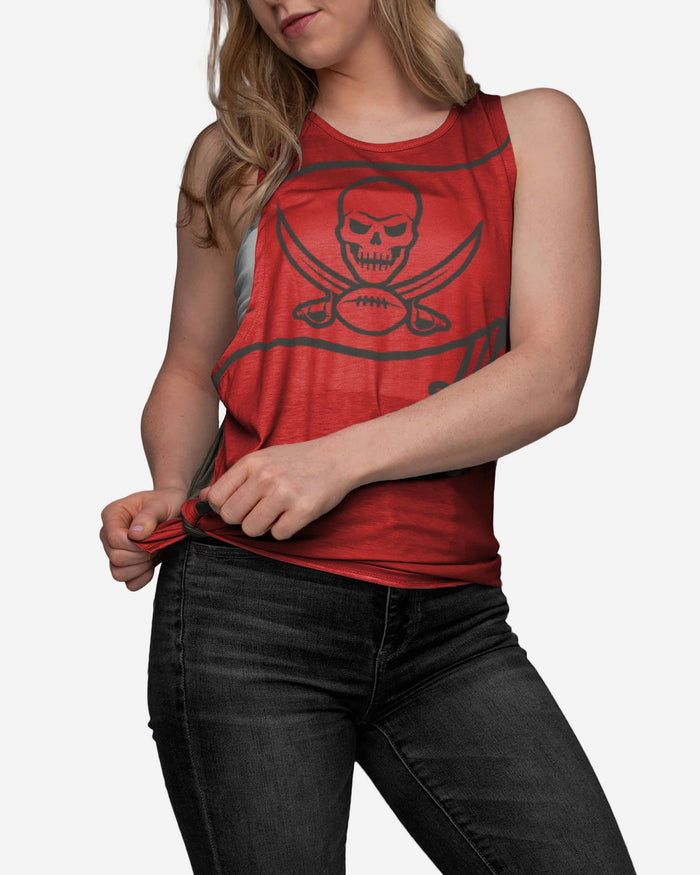 Tampa Bay Buccaneers Womens Side-Tie Sleeveless Top FOCO - FOCO.com