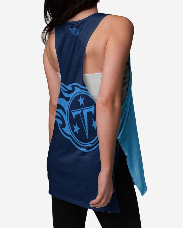 Tennessee Titans Womens Side-Tie Sleeveless Top FOCO - FOCO.com