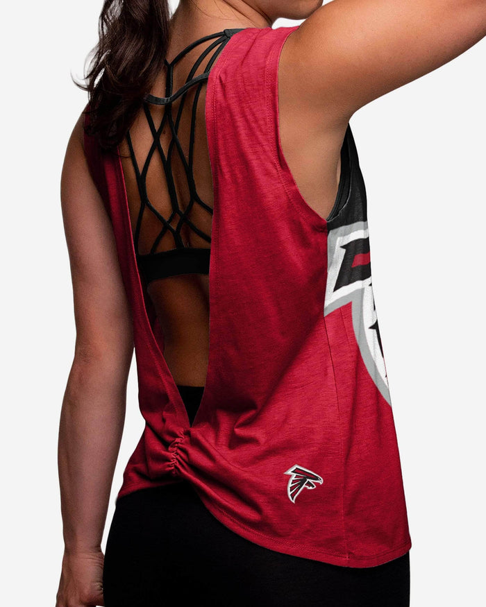 Atlanta Falcons Womens Strapped V-Back Sleeveless Top FOCO - FOCO.com