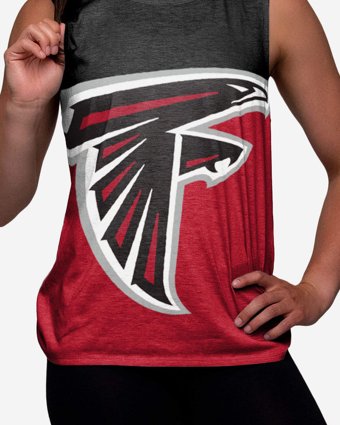 Atlanta Falcons Womens Strapped V-Back Sleeveless Top FOCO - FOCO.com